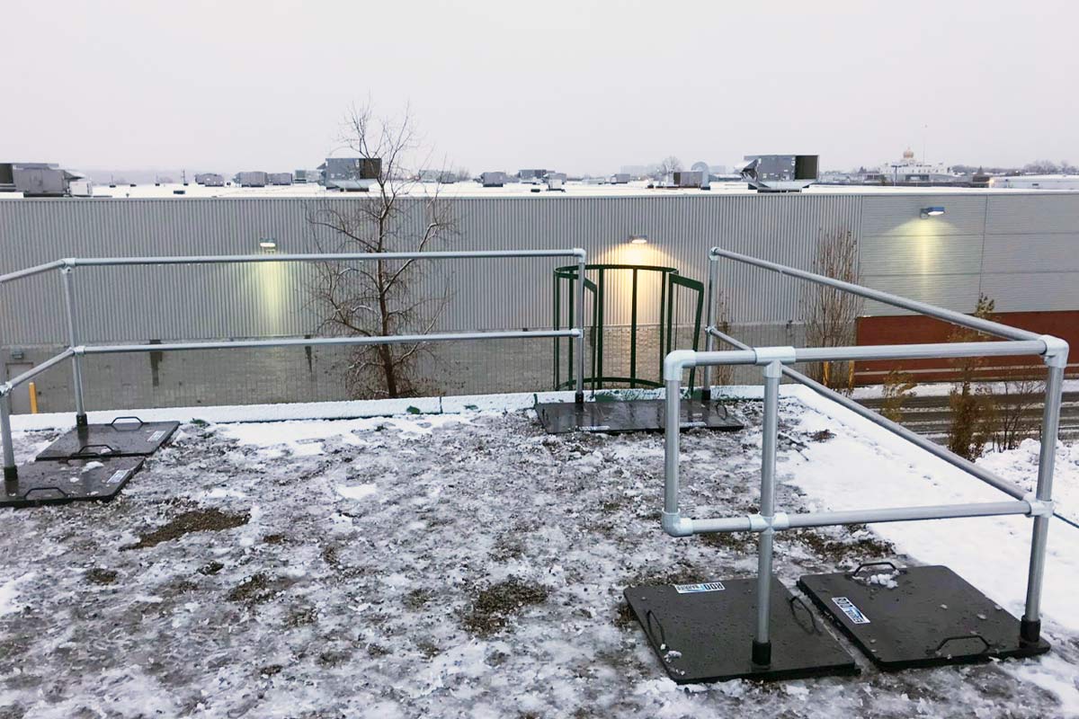 Base Plate For Your Rooftop Guardrail System