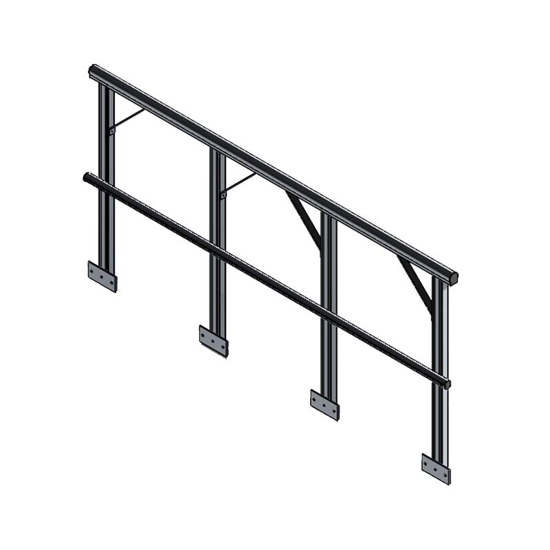 Fixed Aluminum Side Mount Railing