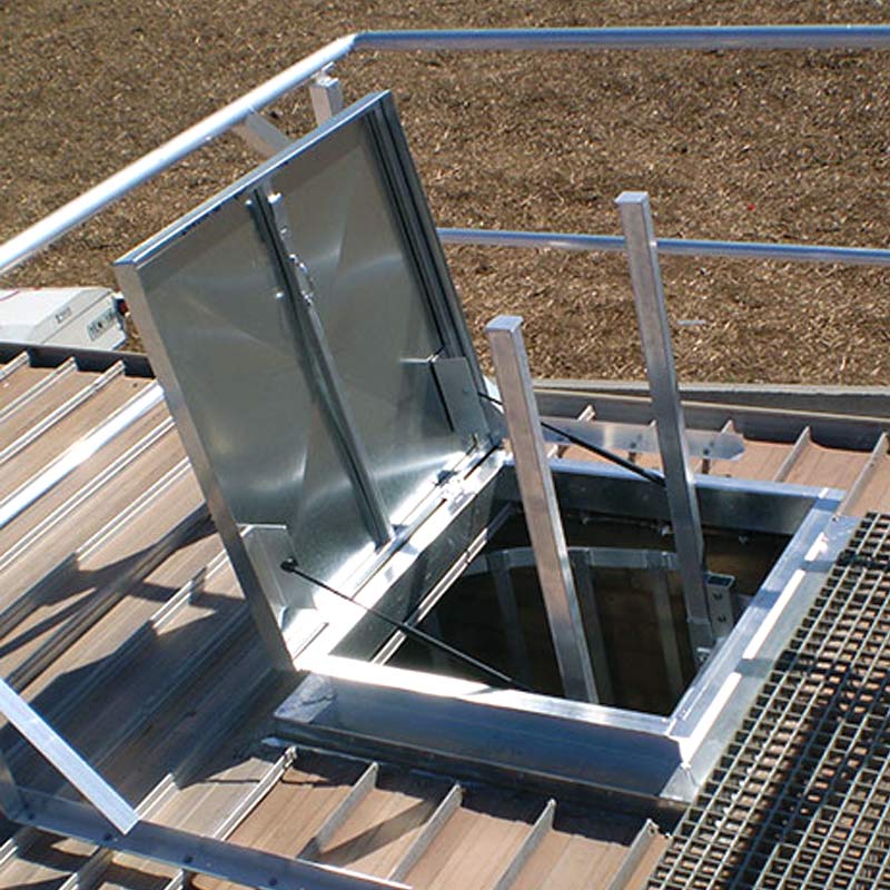 Roof hatch install