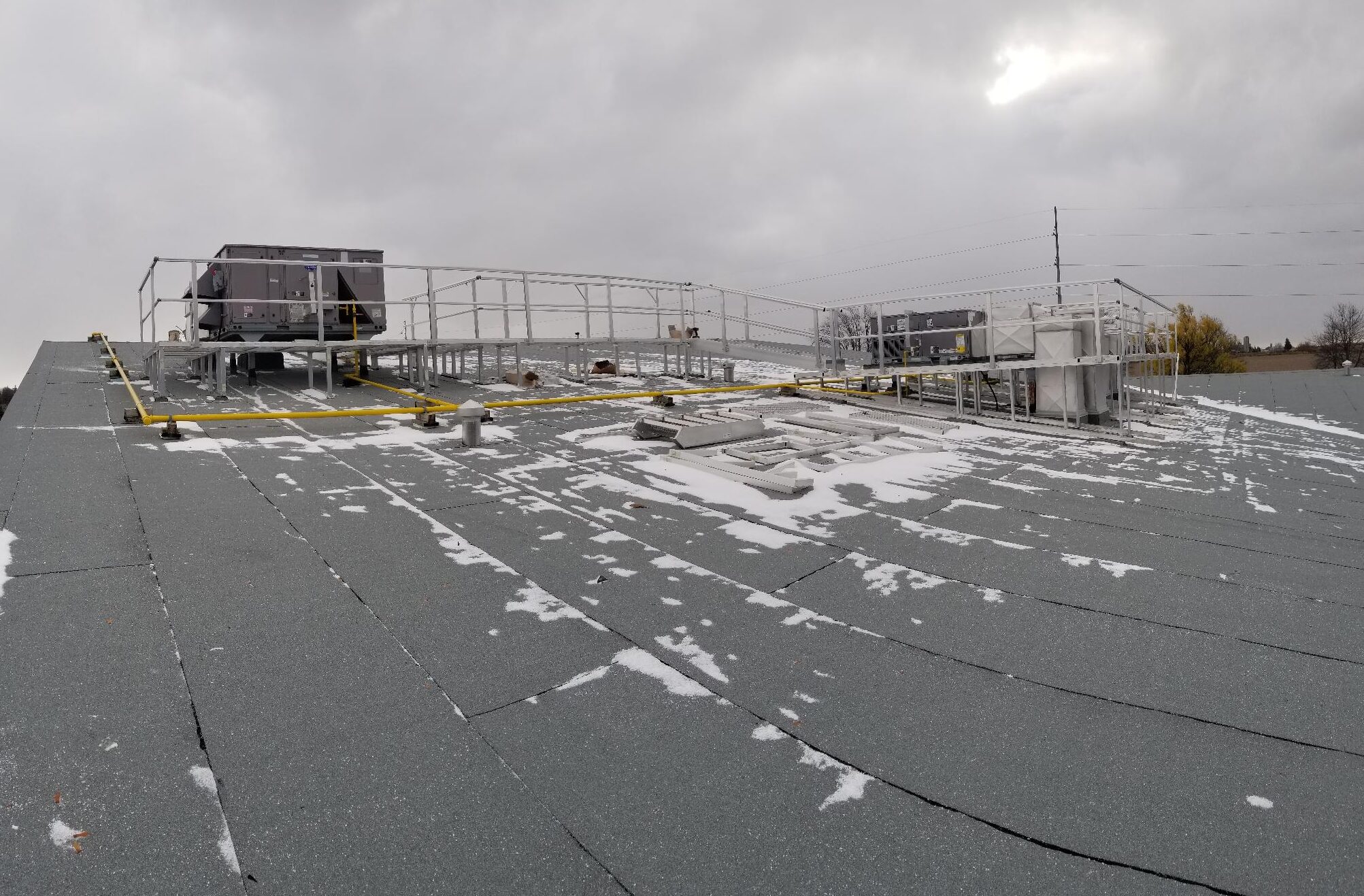 Modular Rooftop Safety Rail System